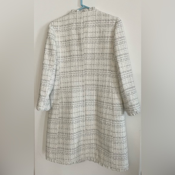 Kate Spade Sparkle Tweed Metallic Coat Size 6 - Picture 10 of 15